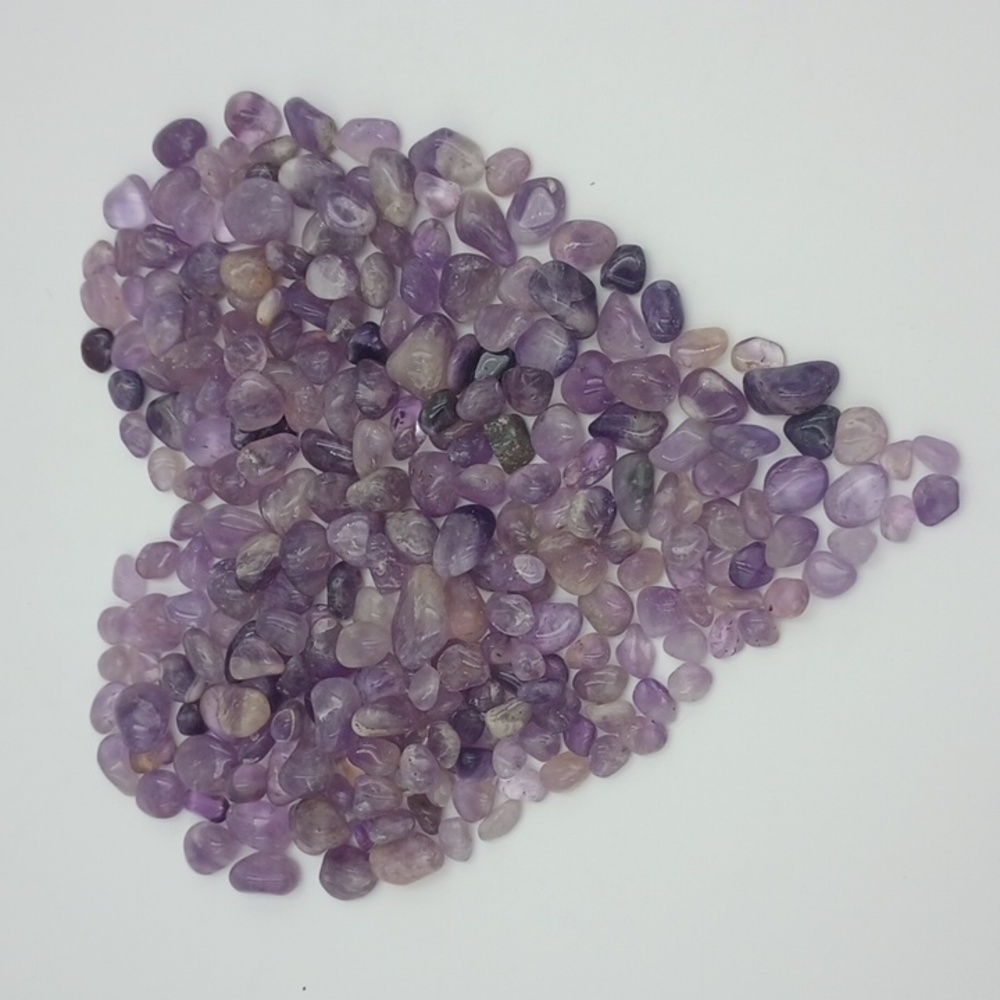 10 Piece Beautiful Natural Amethyst Tumbled Semiprecious Stones Pebbles